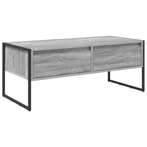 Sohvapöytä Harmaa Sonoma 100 x 46 x 40 cm Tekninen puu