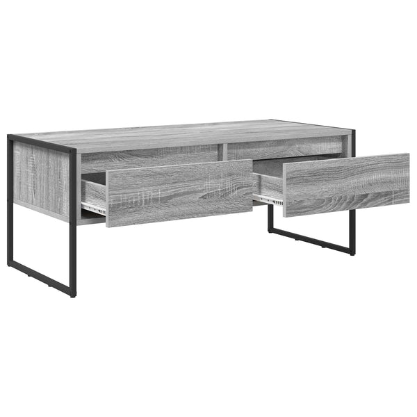 Sohvapöytä Harmaa Sonoma 100 x 46 x 40 cm Tekninen puu