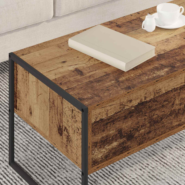 Sohvapöytä Vanha Puu 100 x 46 x 40 cm Tekninen puu