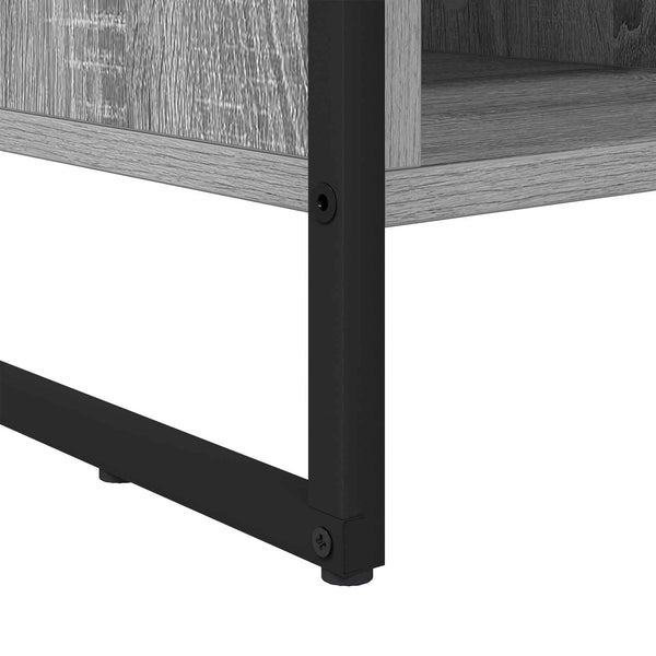 Kenkäkaappi 100 x 35 x 44 cm Tekninen puu Harmaa Sonoma