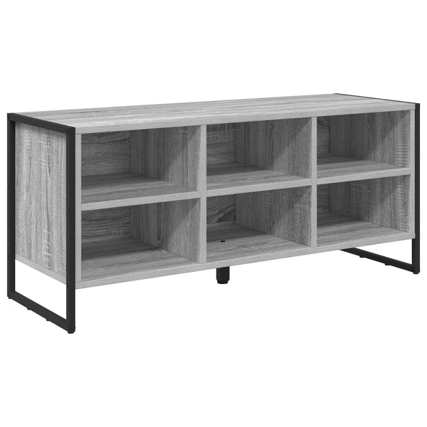 Kenkäkaappi 100 x 35 x 44 cm Tekninen puu Harmaa Sonoma