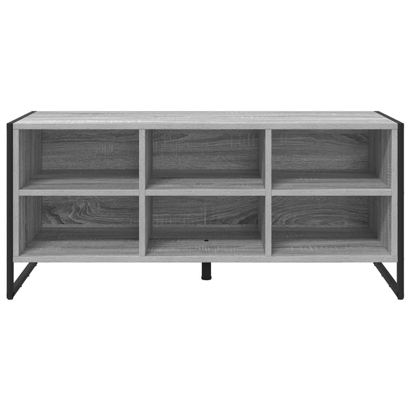 Kenkäkaappi 100 x 35 x 44 cm Tekninen puu Harmaa Sonoma