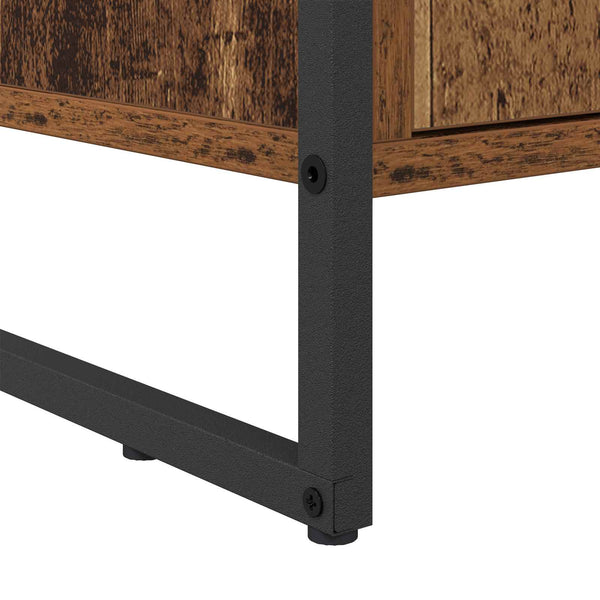 Kenkäkaappi ovella Vanha Puu 79 x 36 x 100 cm Tekninen puu