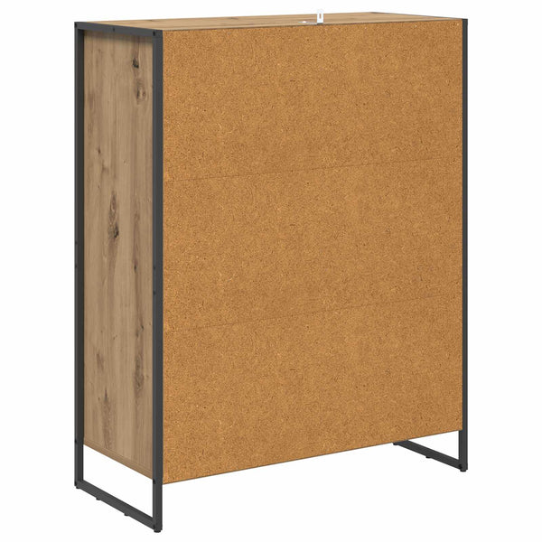 Kenkäkaappi ovella Taidekoivu 79 x 36 x 100 cm Tekninen puu