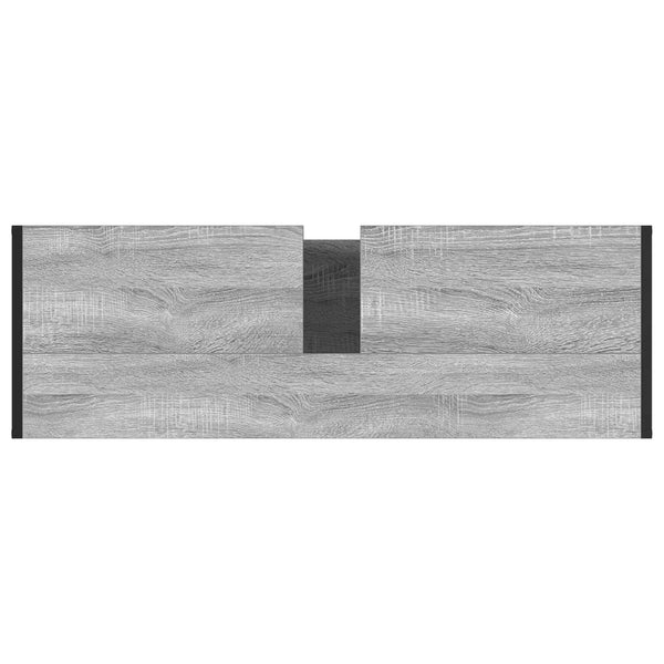 Kylpyhuonekaappi Harmaa Sonoma 90 x 30 x 60 cm Tekninen puu