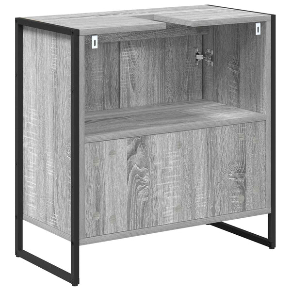 Kylpyhuonekaappi Harmaa Sonoma 60 x 30 x 60 cm Tekninen puu