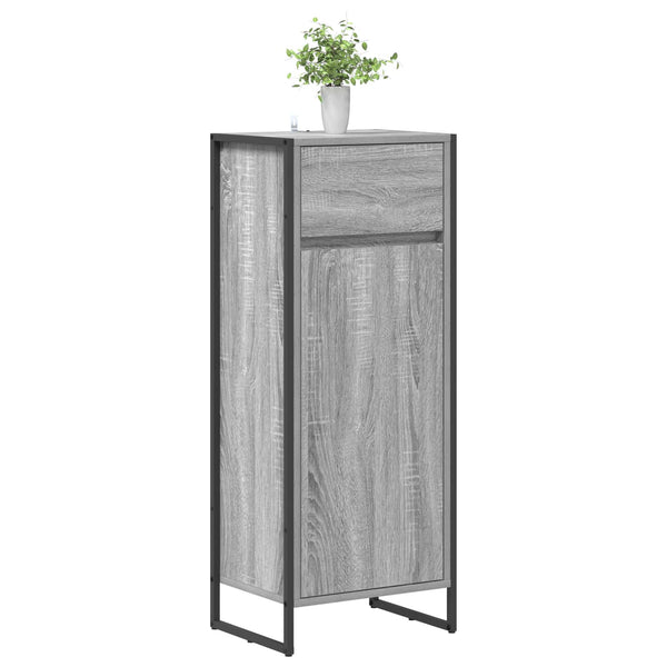 Kylpyhuonekaappi Harmaa Sonoma 40 x 30 x 100 cm Tekninen puu