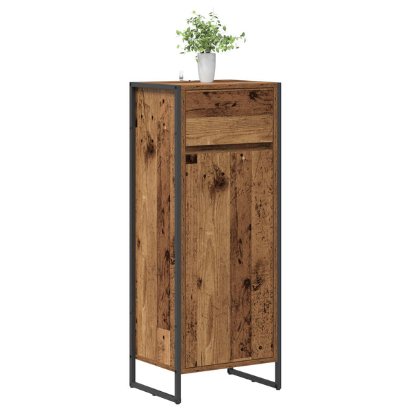 Kylpyhuonekaappi Vanha Puu 40 x 30 x 100 cm Tekninen puu