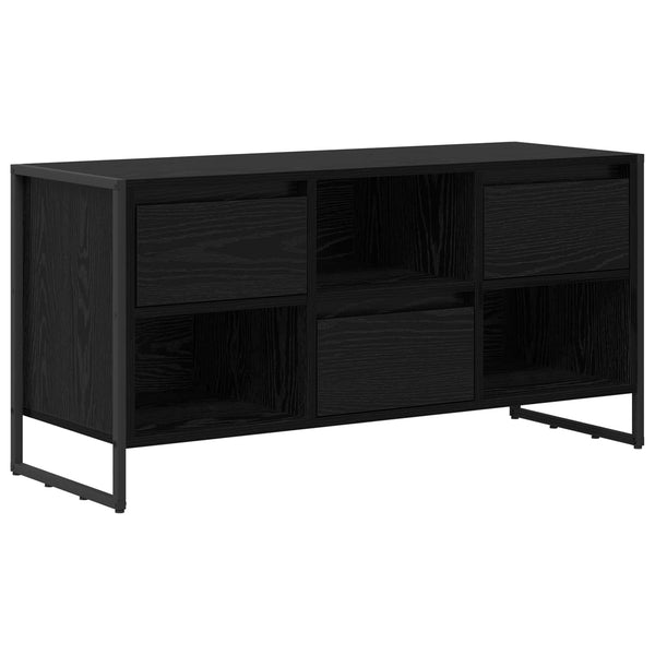 TV-kaappi 100 x 36 x 49,5 cm Musta tammi. Tekninen puu