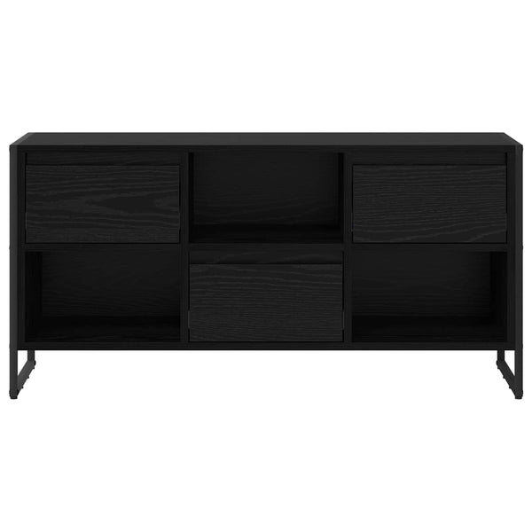 TV-kaappi 100 x 36 x 49,5 cm Musta tammi. Tekninen puu