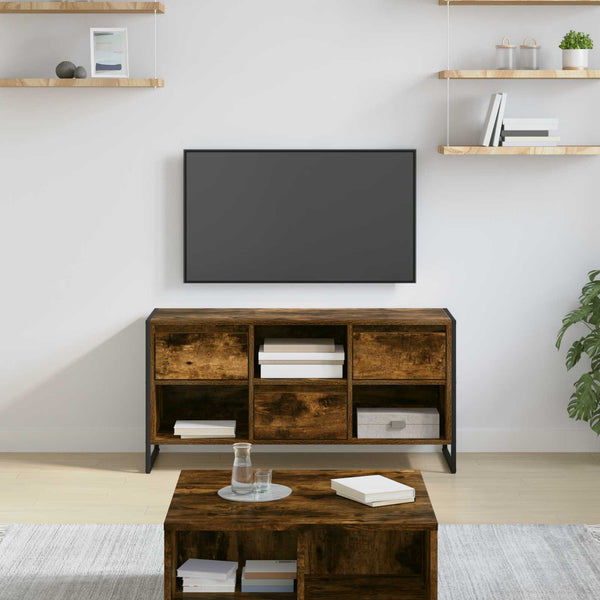 TV-kaappi 100 x 36 x 49,5 cm Savupuu Tekninen puu