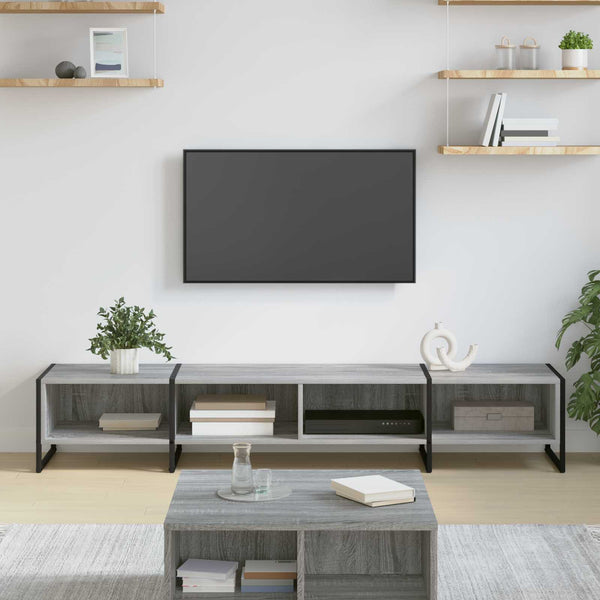 TV-kaappi Harmaa Sonoma 170.5 x 36 x 30.5 cm Tekninen puu