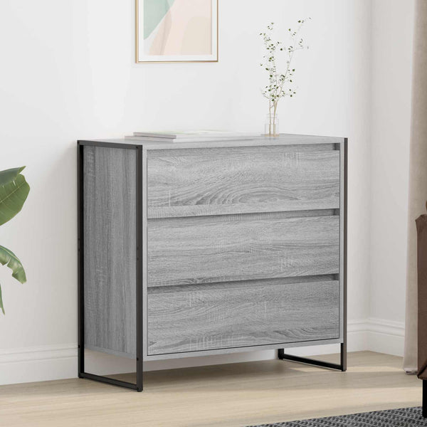 Sivupöytä Harmaa Sonoma 79 x 36 x 75.5 cm Tekninen puu