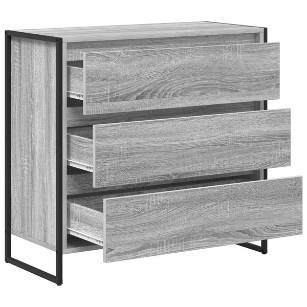 Sivupöytä Harmaa Sonoma 79 x 36 x 75.5 cm Tekninen puu