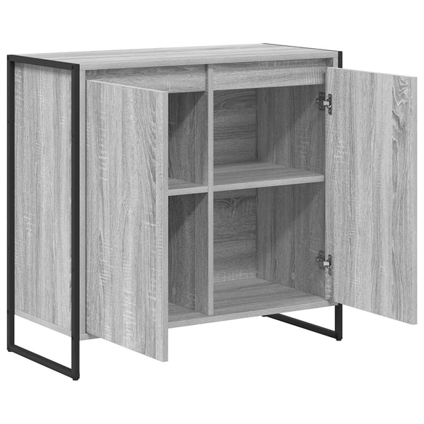 Sivukaappi Harmaa Sonoma 79 x 36 x 75 cm Tekninen puu