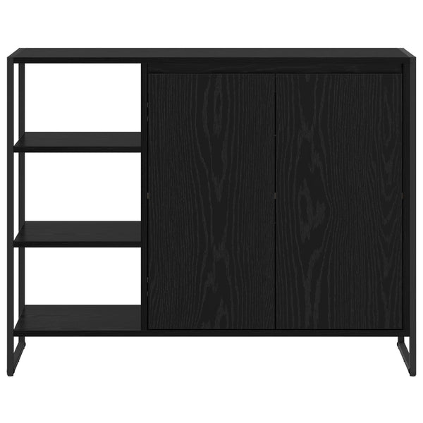 Sivukaappi Musta tammi. 96.5 x 30 x 75 cm Tekninen puu