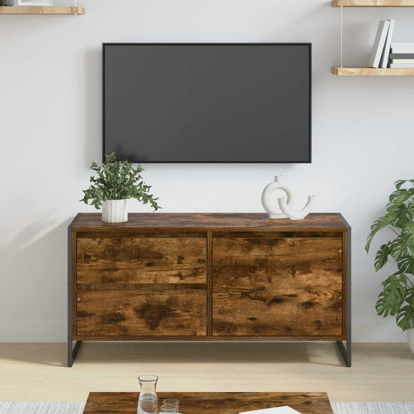TV-kaappi Savupuu 100 x 36 x 49.5 cm Tekninen puu