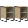 Yöpöytä 2 pcs Sonoma 39.5 x 30 x 50 cm Tekninen puu