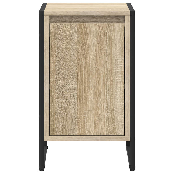 Yöpöytä 2 kappaletta Sonoma 39,5 x 30 x 50 cm Teknistä puuta