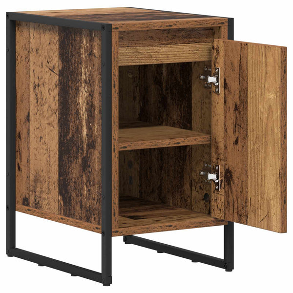 2 kpl Yöpöytä Vanha Puu 39,5 x 30 x 50 cm Tekninen puu