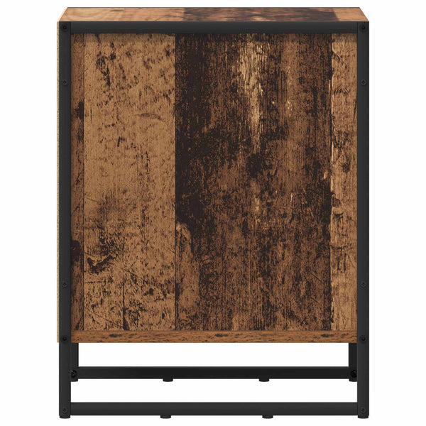 2 kpl Yöpöytä Vanha Puu 39,5 x 30 x 50 cm Tekninen puu