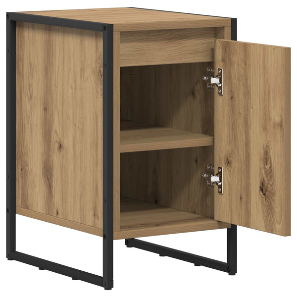 2 kpl Yöpöytä Taidekoivu 39,5 x 30 x 50 cm Tekninen puu