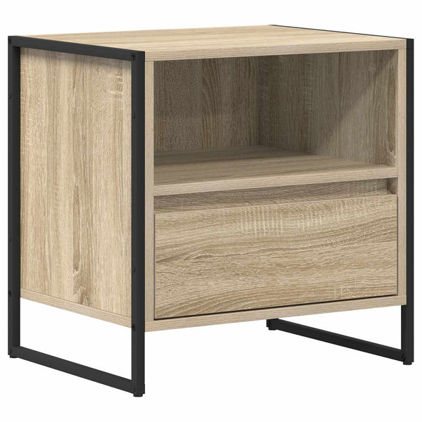 Yöpöytä laatikon kanssa Sonoma 50 x 39,5 x 50 cm Tekninen puu