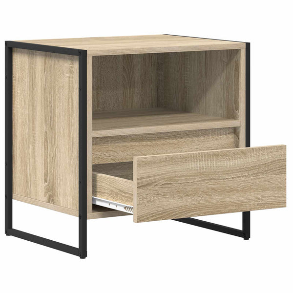 Yöpöytä laatikon kanssa Sonoma 50 x 39,5 x 50 cm Tekninen puu