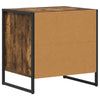 Yöpöytä 2 pcs Savupuu 50 x 39,5 x 50 cm Tekninen puu