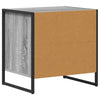 Yöpöytä 2 pcs Harmaa Sonoma 50 x 39,5 x 50 cm Tekninen puu