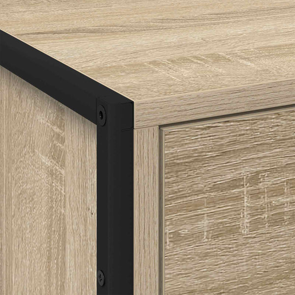 Yöpöytä 2 pcs Sonoma 50 x 39.5 x 50 cm Tekninen puu