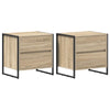 Yöpöytä 2 pcs Sonoma 50 x 39.5 x 50 cm Tekninen puu