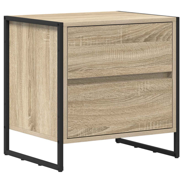 Yöpöytä 2 pcs Sonoma 50 x 39.5 x 50 cm Tekninen puu