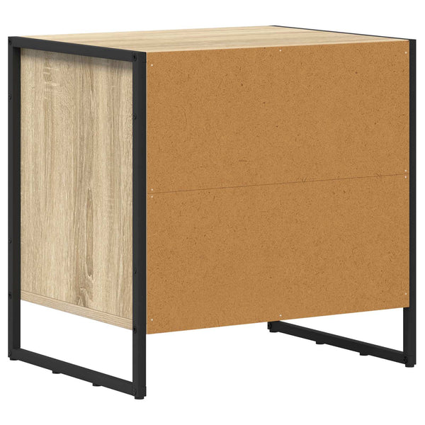 Yöpöytä 2 pcs Sonoma 50 x 39.5 x 50 cm Tekninen puu
