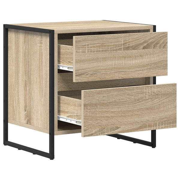 Yöpöytä 2 pcs Sonoma 50 x 39.5 x 50 cm Tekninen puu