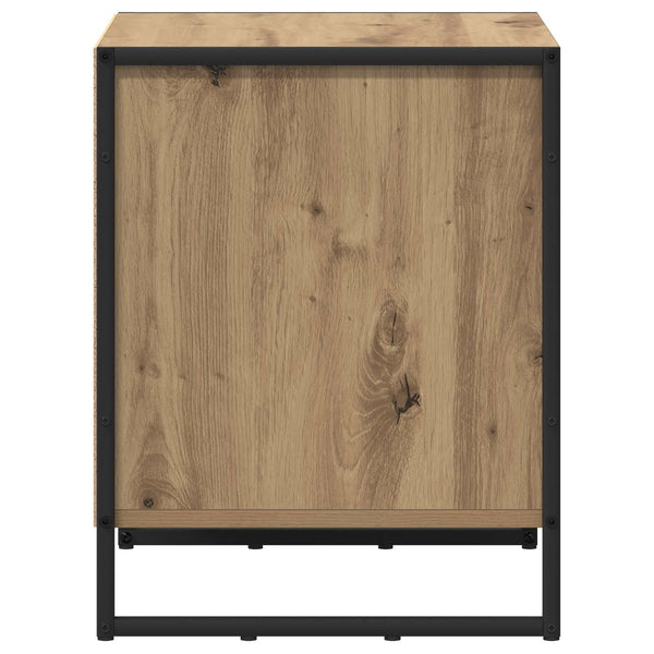 Yöpöytä 2 pcs Taidekoivu 50 x 39.5 x 50 cm Tekninen puu
