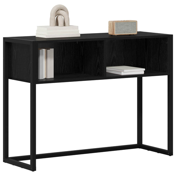 Musta tammi päätypöytä. 100 x 36 x 75 cm Tekninen puu