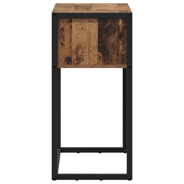 Päätypöytä 100 x 36 x 75 cm Tekninen puu Vanha Puu