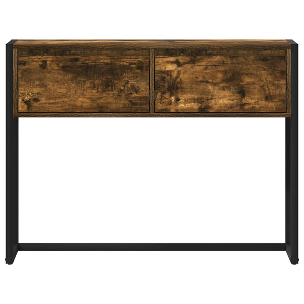 Savupuu päätypöytä 100 x 36 x 75 cm Tekninen puu