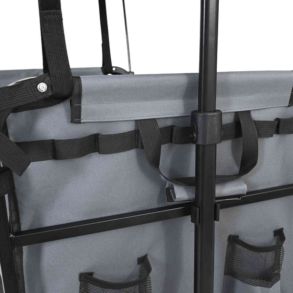 Kokkolettava Käsitroletti Harmaa 105 x 56.5 x 116 cm