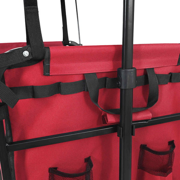 Kokkolettava Käsitroletti Punainen 105 x 56.5 x 116 cm