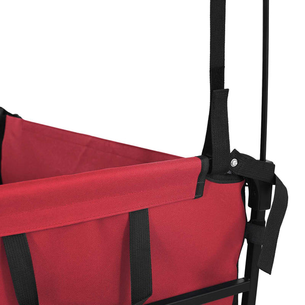 Kokkolettava Käsitroletti Punainen 105 x 56.5 x 116 cm