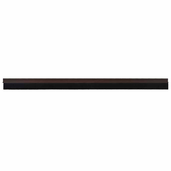 Oven 2 pcs itsekiinnittyvät harjatiivisteet Ruskea 100 cm