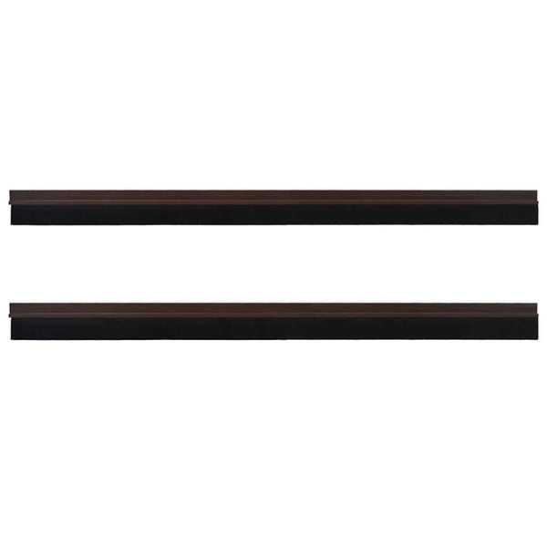 Oven 2 pcs itsekiinnittyvät harjatiivisteet Ruskea 100 cm