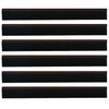 Oven harjatiivisteet ruskeat itsekiinnittyvät 100 cm 6 pcs