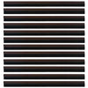Itsekiinnittyvät harjatiivisteet 100 cm oville 12 pcs Ruskea