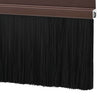 Ruskeat itsekiinnittyvät oven harjatiivisteet 12 kpl 100 cm