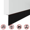 Itsekiinnittyvät ruskeat oven harjatiivisteet 6 kpl 100 cm
