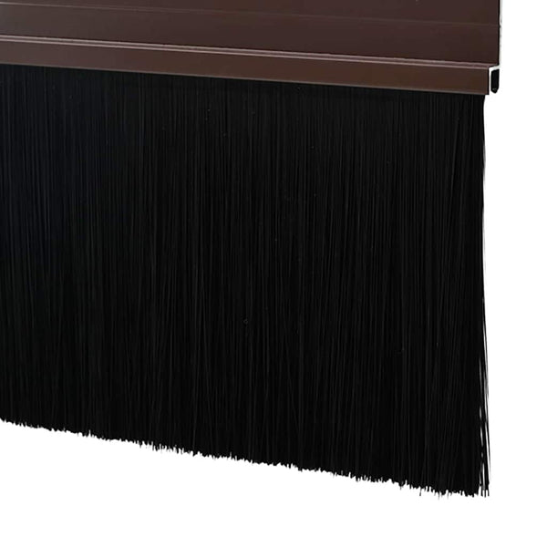 Harjasulku oven kierteellinen 6 pcs Ruskea 100 cm Alumiiniseos