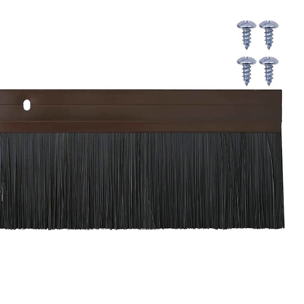 Harjasulku oven kierteellinen 6 pcs Ruskea 100 cm Alumiiniseos